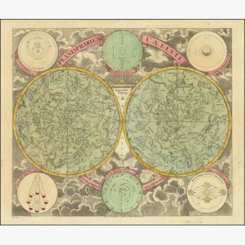 Небесный планисфаэрий, Георг Кристоф Эйммарт, 1720 г