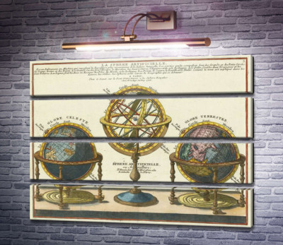 Искусственная сфера (Земные, небесные и армиллярные глобусы), 1740 г.