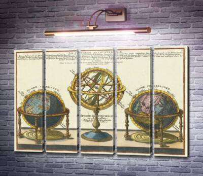 Искусственная сфера (Земные, небесные и армиллярные глобусы), 1740 г.