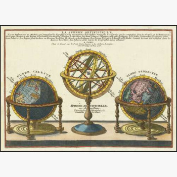 Искусственная сфера (Земные, небесные и армиллярные глобусы), 1740 г.