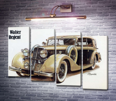 Кремовый блеск автомобиля Walter Regent