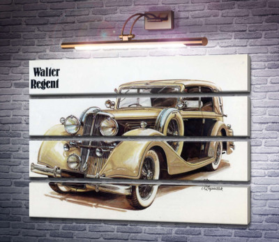 Кремовый блеск автомобиля Walter Regent