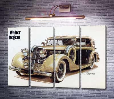 Кремовый блеск автомобиля Walter Regent