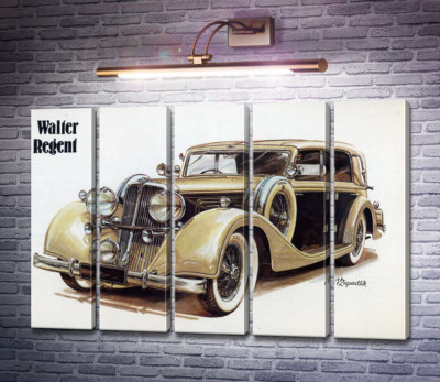 Кремовый блеск автомобиля Walter Regent