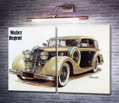 Кремовый блеск автомобиля Walter Regent