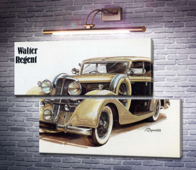 Кремовый блеск автомобиля Walter Regent