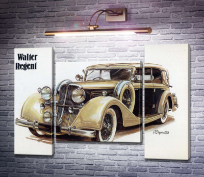 Кремовый блеск автомобиля Walter Regent