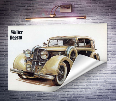 Кремовый блеск автомобиля Walter Regent