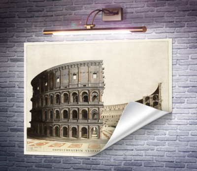 Будова римського Колізею (Colosseum) в розрізі