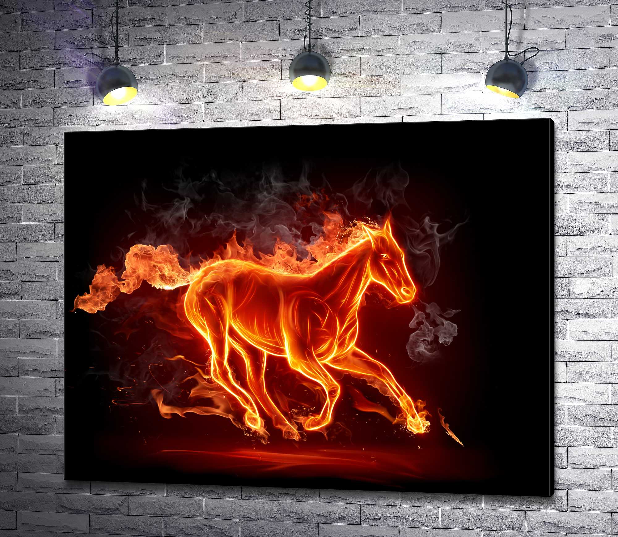 Картина "Огненный конь"