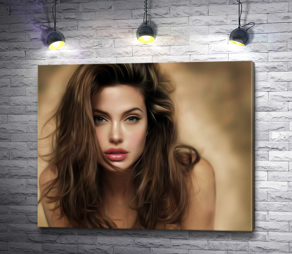 Картина "Портрет Анджелины Джоли"