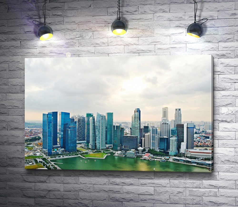 Картина "Фантастический вид на Сингапур "