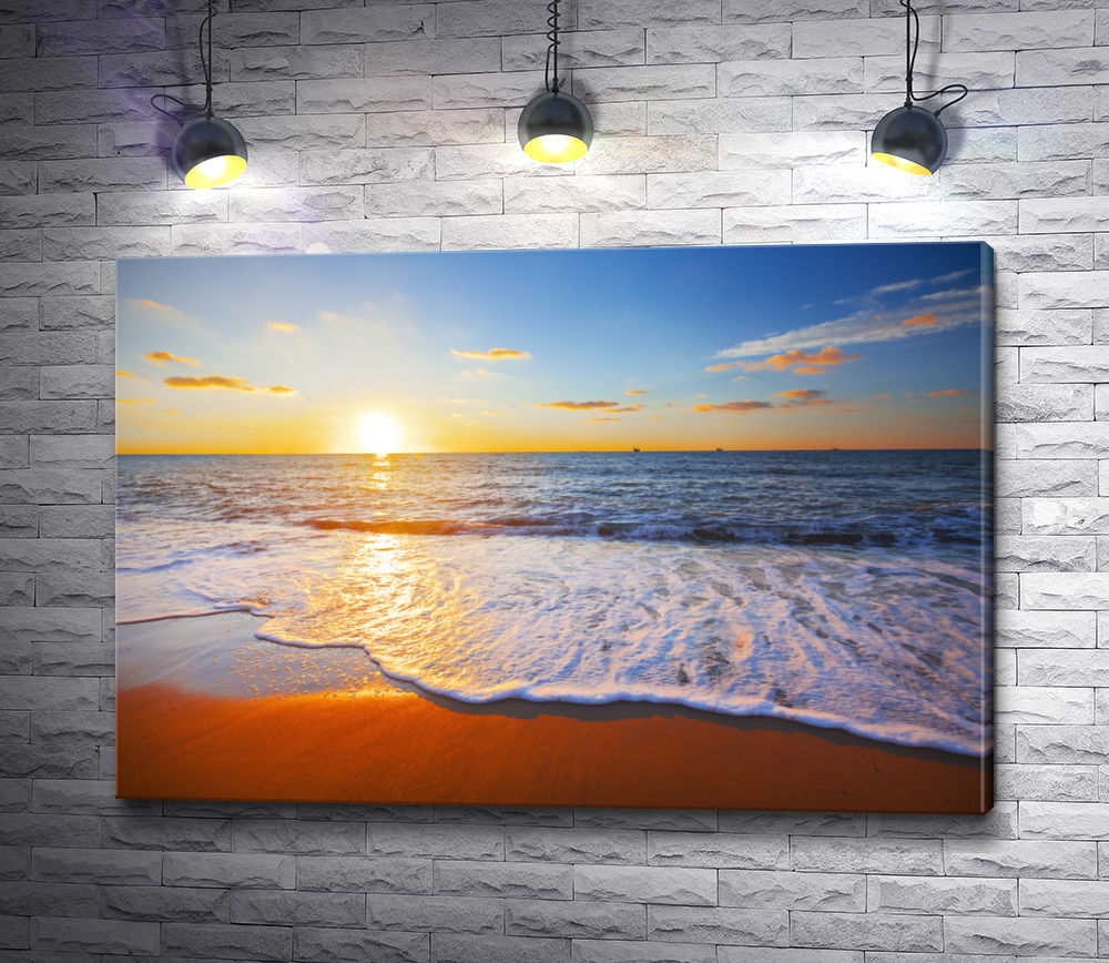 Картина "Закат во время вечернего прилива"
