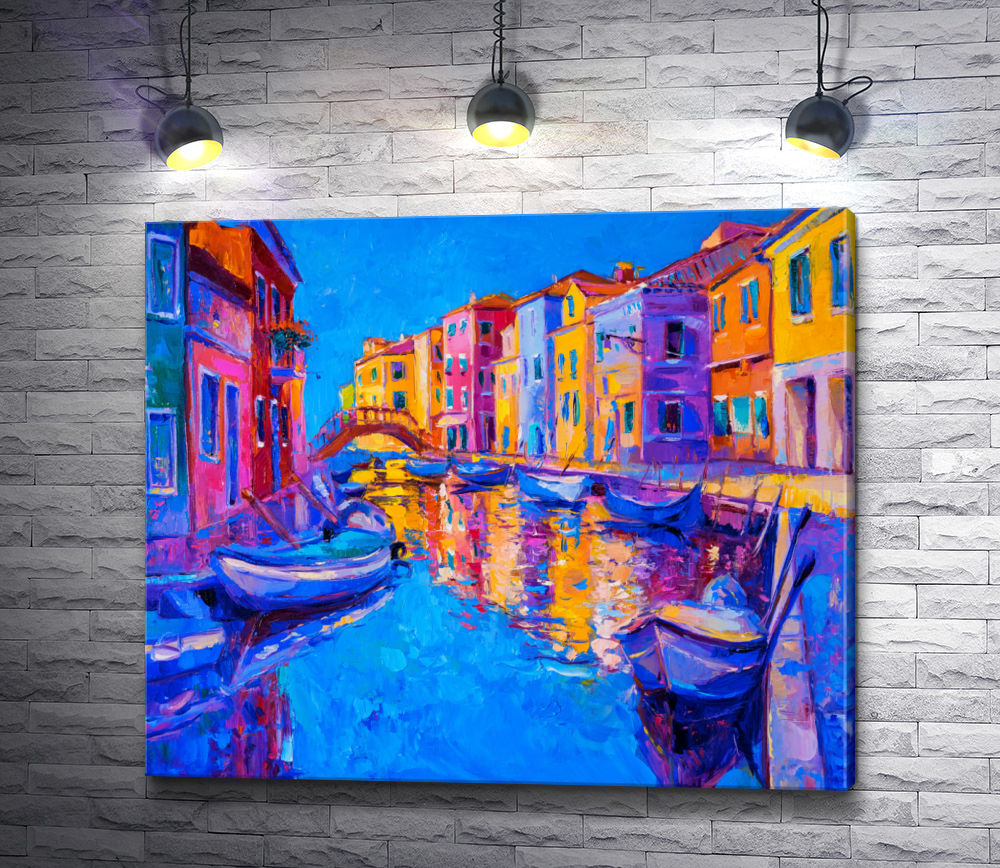 Картина "Один из каналов Венеции "