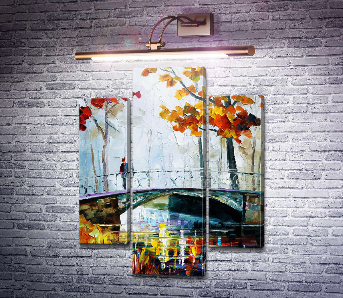 Модульная картина Мостик (Модуль №10) Леонид Афремов