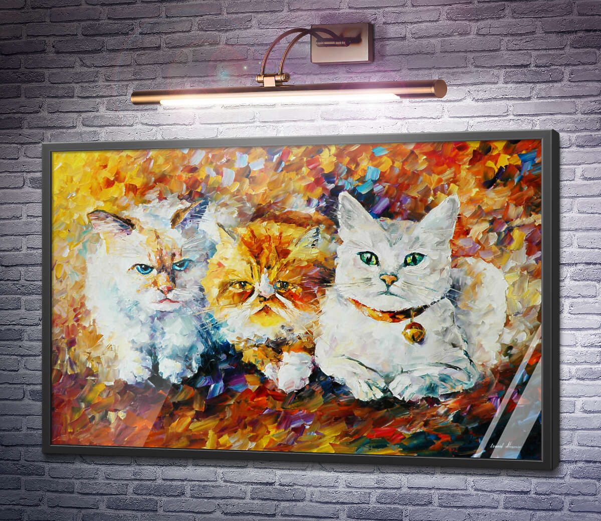 Постер Три кота Леонід Афремов