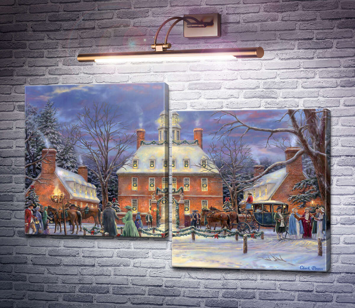 Модульная картина Праздник в доме губернатора (Модуль №9) Чак Пинсон