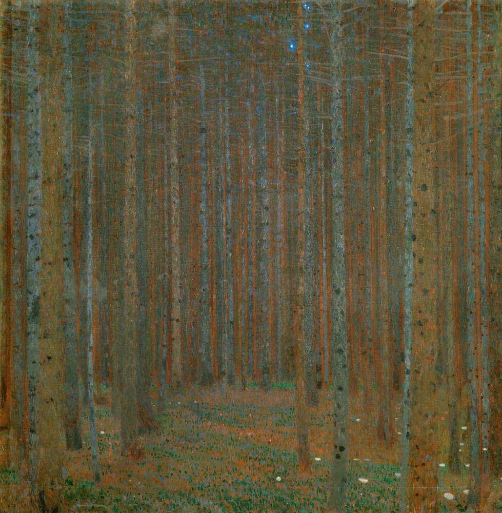 репродукція картина-постер  Сосновий ліс Густав Клімт