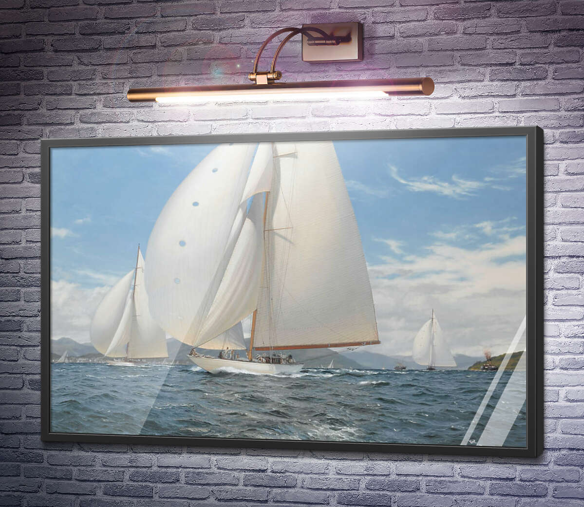 Постер Яхта Вельшеда на всех парусах Стивен Дьюз