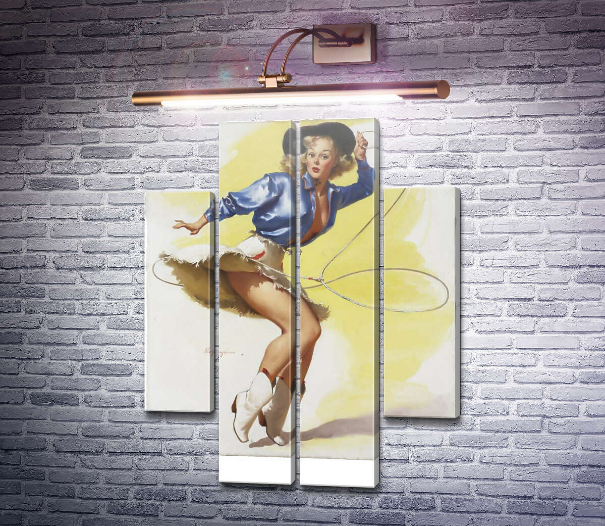 Модульна картина На навшпиньки (Модуль №20) Джил Елвгрен (Gil Elvgren) Модульна картина На навшпиньки (Модуль №20) Джил Елвгрен (Gil Elvgren)