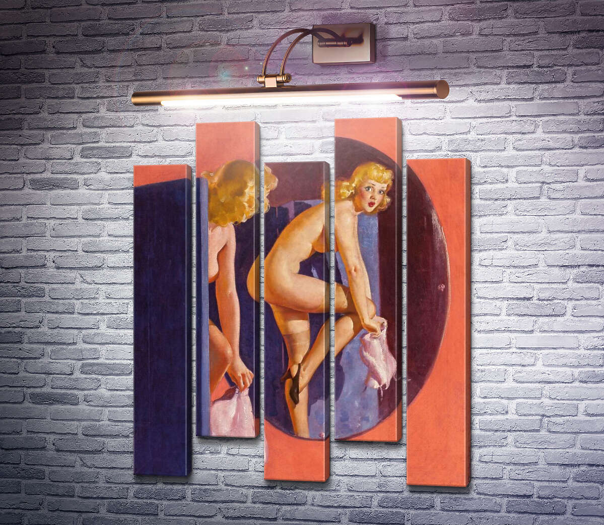 Модульная картина Передержка (Модуль №30) Джил Элвгрен (Gil Elvgren) Модульная картина Передержка (Модуль №30) Джил Элвгрен (Gil Elvgren)