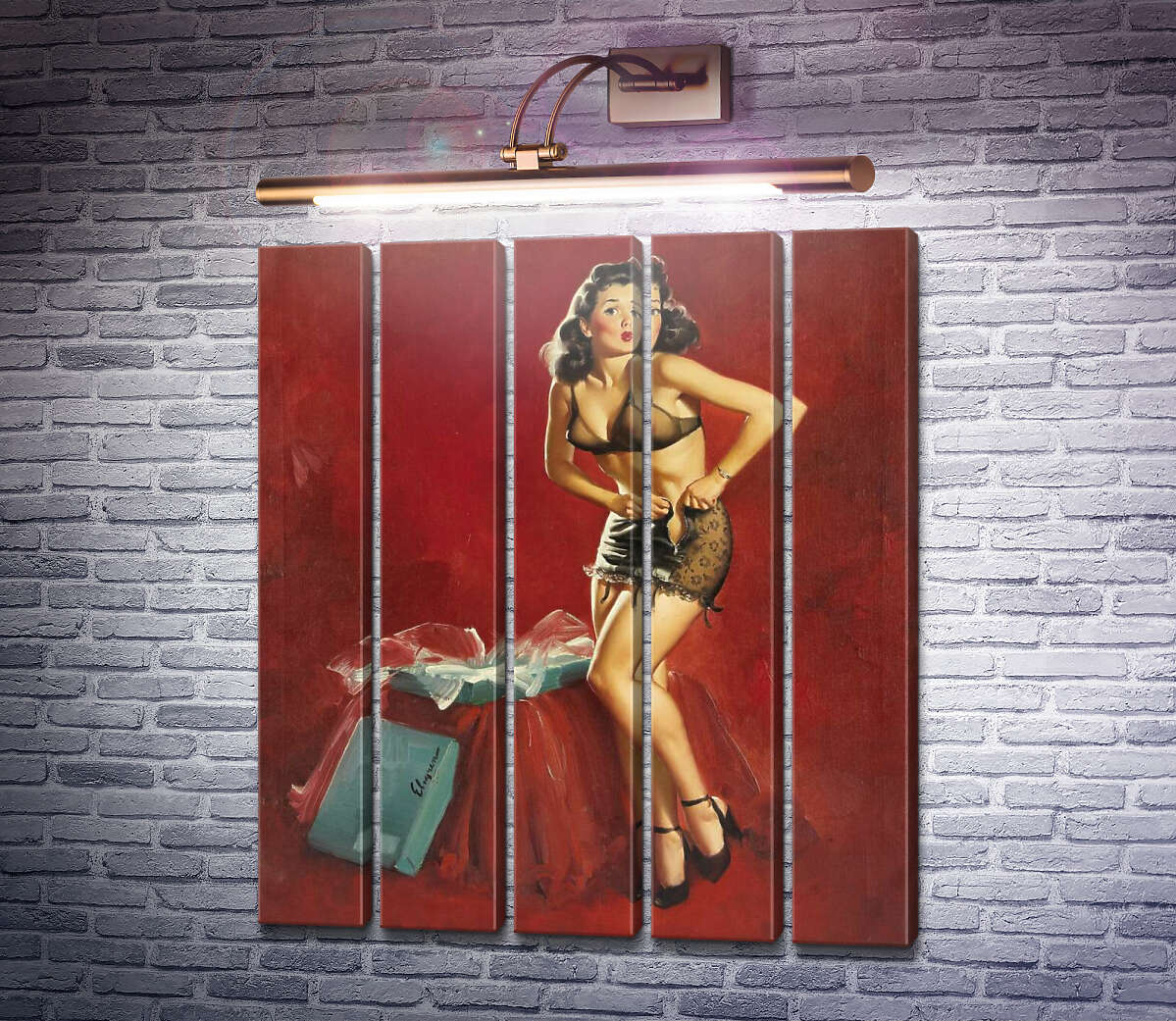 Модульна картина Марні старання (Модуль №26) Джил Елвгрен (Gil Elvgren) Модульна картина Марні старання (Модуль №26) Джил Елвгрен (Gil Elvgren)