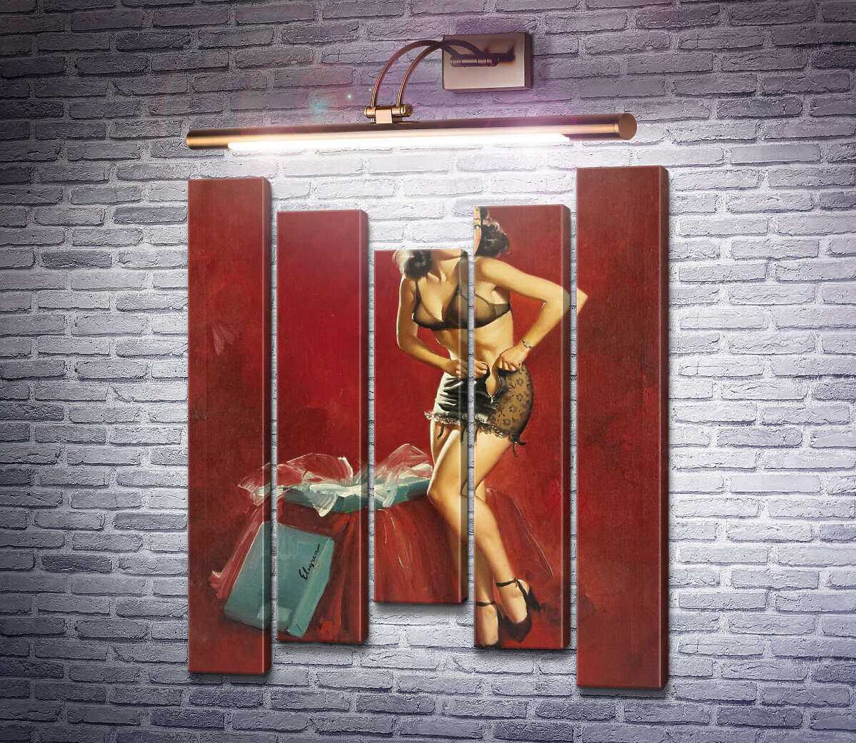 Модульна картина Марні старання (Модуль №27) Джил Елвгрен (Gil Elvgren) Модульна картина Марні старання (Модуль №27) Джил Елвгрен (Gil Elvgren)