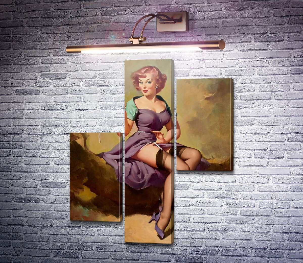 Модульная картина Рогатка (Модуль №12) Джил Элвгрен (Gil Elvgren) Модульная картина Рогатка (Модуль №12) Джил Элвгрен (Gil Elvgren)
