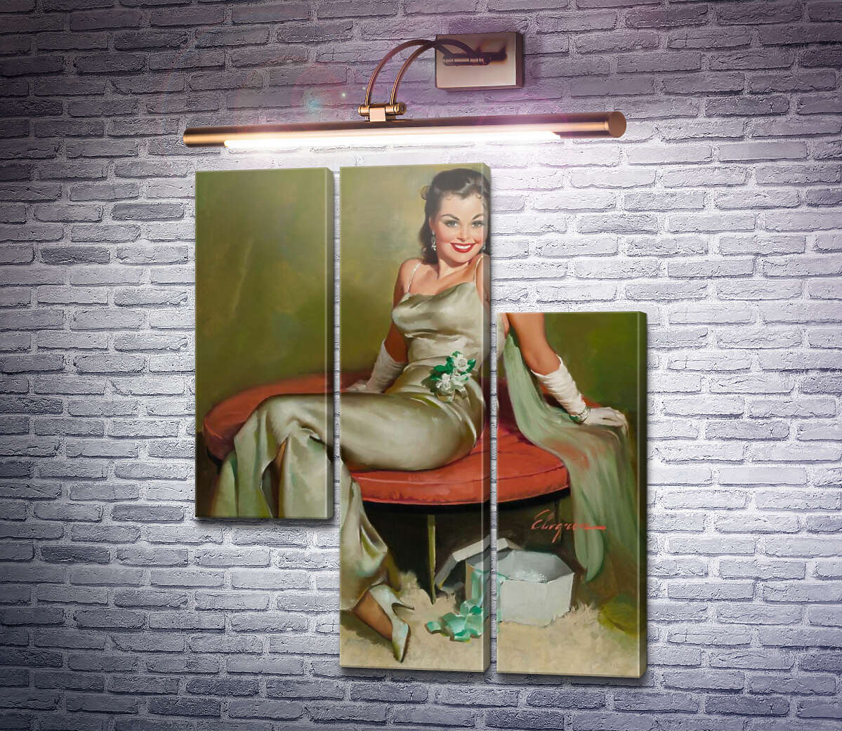 Модульна картина Зачарування (Модуль №13) Джил Елвгрен (Gil Elvgren)