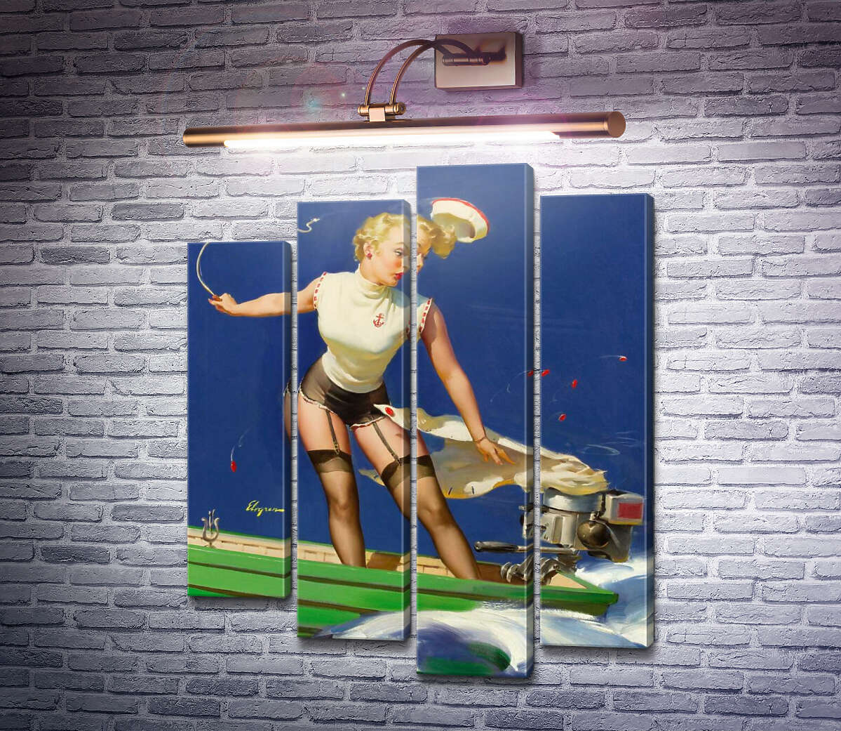 Модульна картина Швидкий старт (Модуль №3) Джил Елвгрен (Gil Elvgren) Модульна картина Швидкий старт (Модуль №3) Джил Елвгрен (Gil Elvgren)