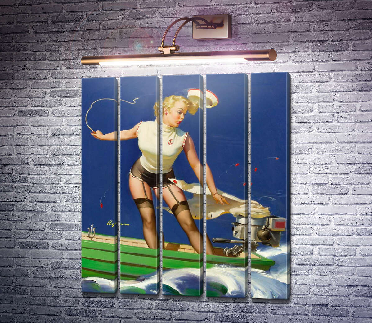 Модульна картина Швидкий старт (Модуль №26) Джил Елвгрен (Gil Elvgren) Модульна картина Швидкий старт (Модуль №26) Джил Елвгрен (Gil Elvgren)