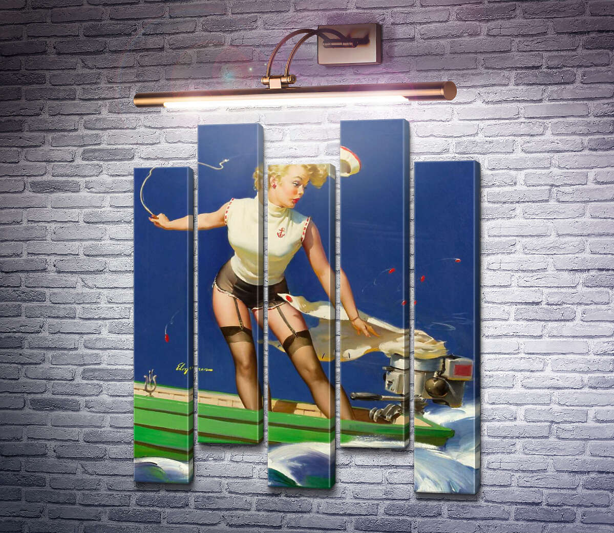 Модульна картина Швидкий старт (Модуль №30) Джил Елвгрен (Gil Elvgren) Модульна картина Швидкий старт (Модуль №30) Джил Елвгрен (Gil Elvgren)