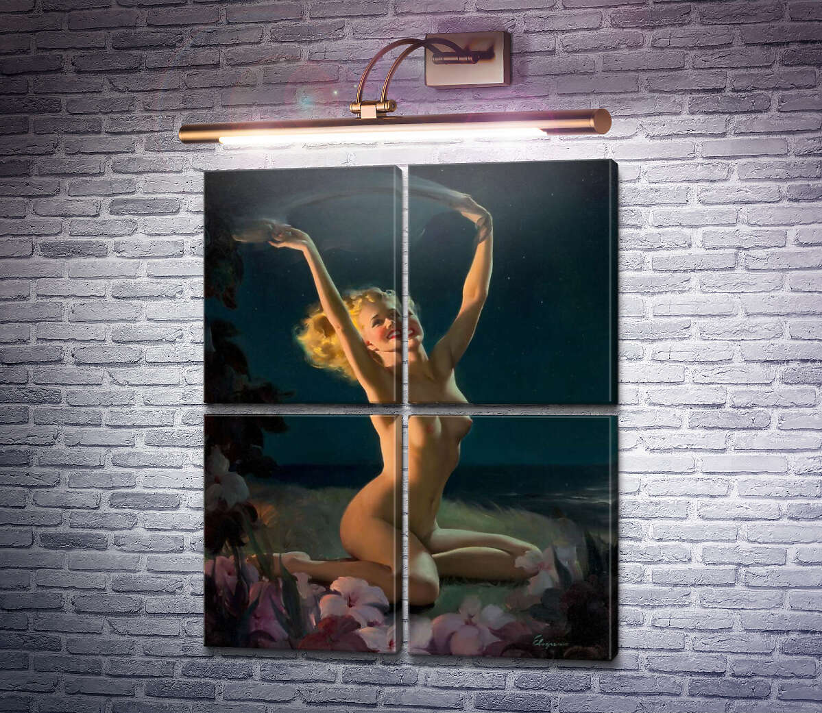 Модульна картина Німфа (Модуль №25) Джил Елвгрен (Gil Elvgren) Модульна картина Німфа (Модуль №25) Джил Елвгрен (Gil Elvgren)