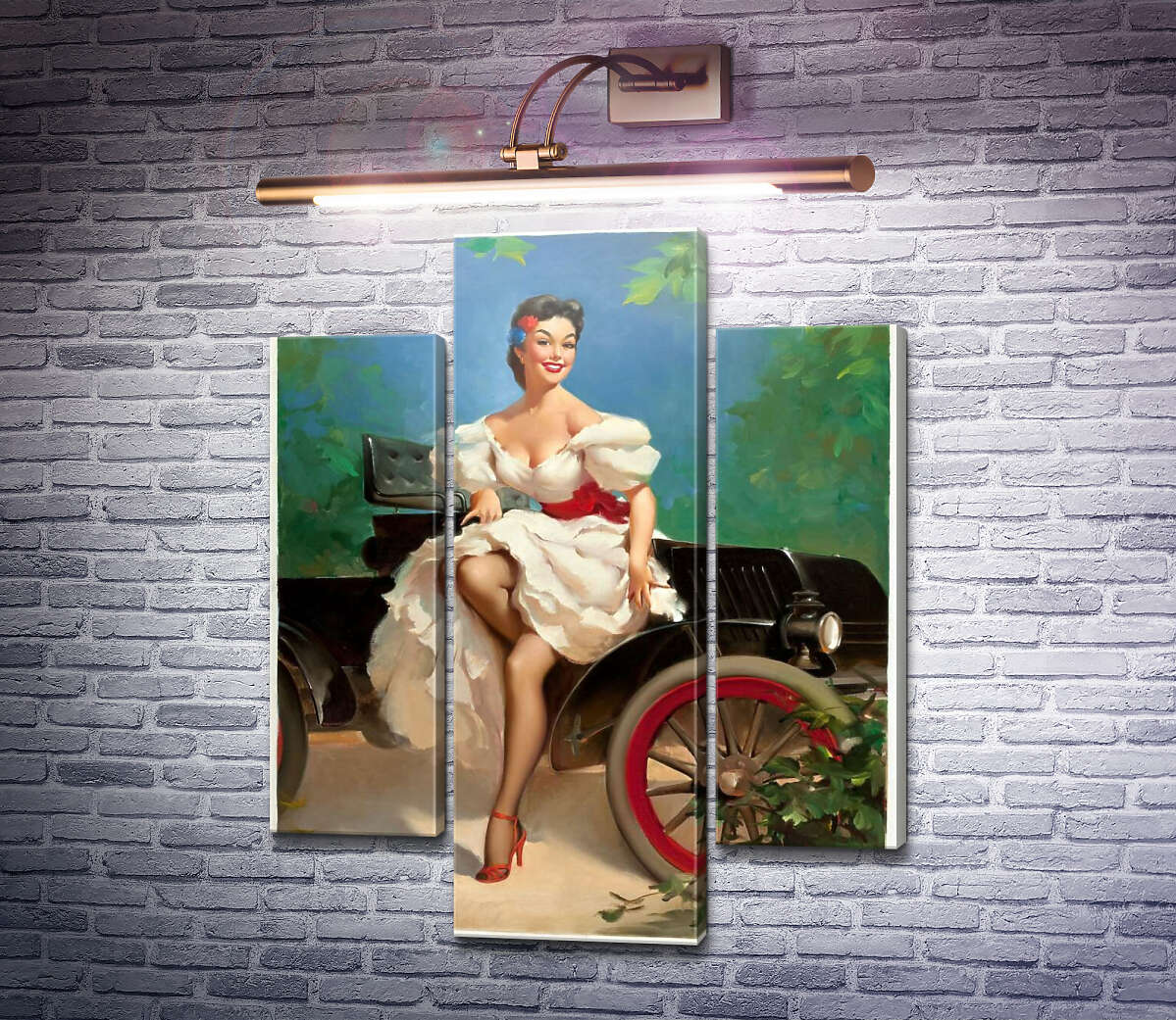 Модульная картина Мисс Сильвания (Модуль №10) Джил Элвгрен (Gil Elvgren) Модульная картина Мисс Сильвания (Модуль №10) Джил Элвгрен (Gil Elvgren)