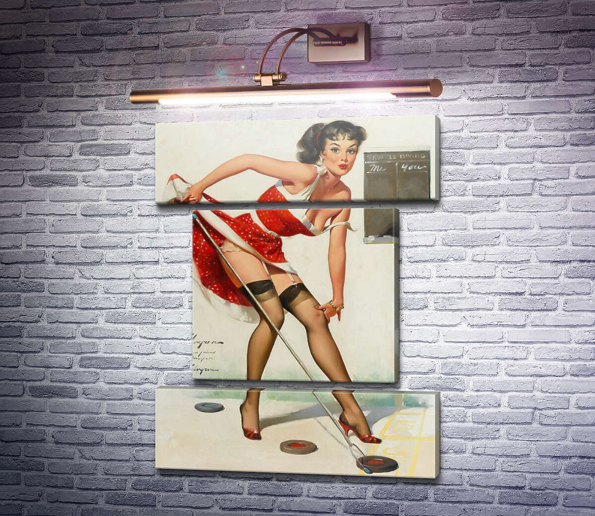 Модульная картина Целься хорошо (Модуль №18) Джил Элвгрен (Gil Elvgren) Модульная картина Целься хорошо (Модуль №18) Джил Элвгрен (Gil Elvgren)