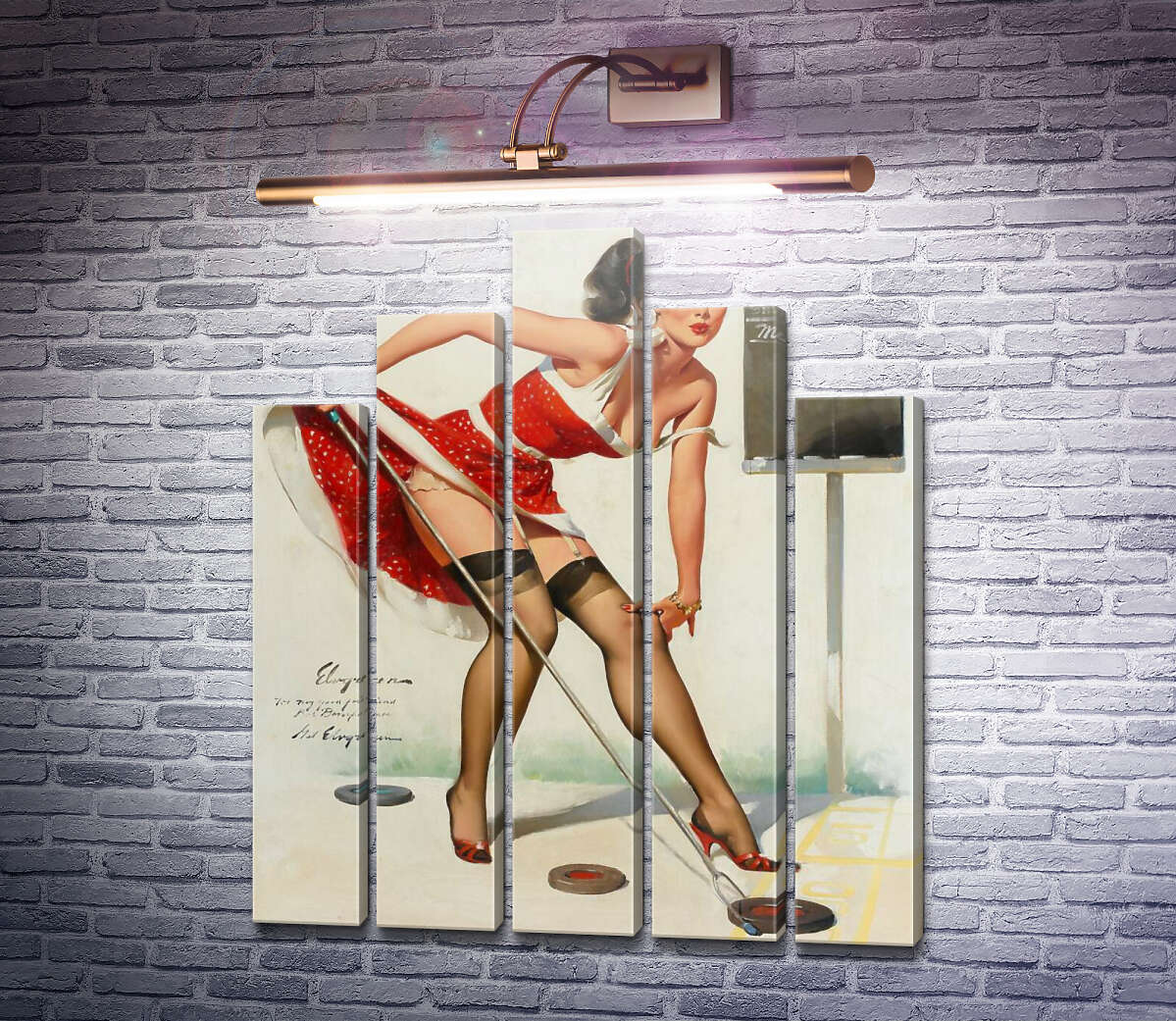 Модульная картина Целься хорошо (Модуль №29) Джил Элвгрен (Gil Elvgren) Модульная картина Целься хорошо (Модуль №29) Джил Элвгрен (Gil Elvgren)