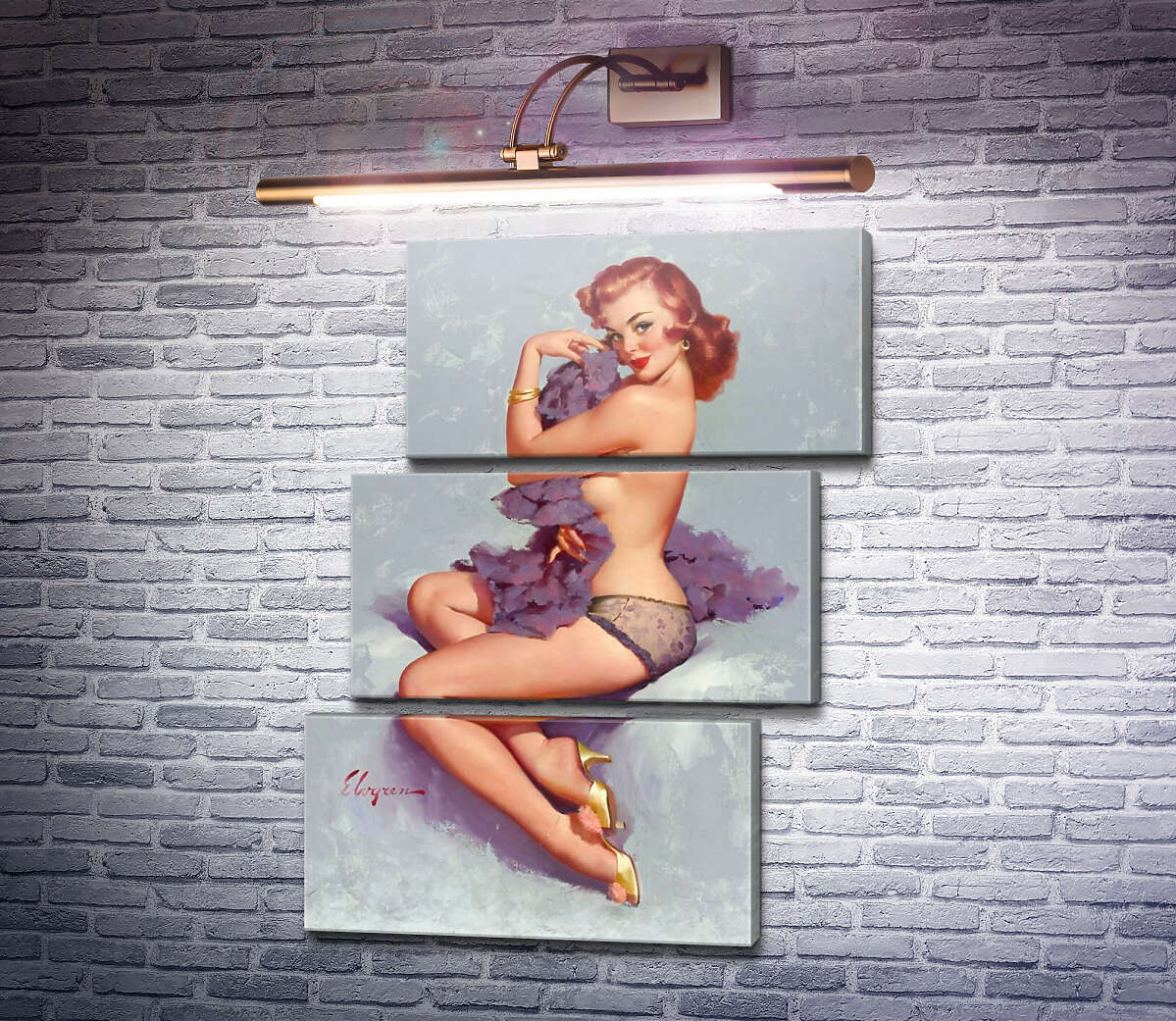 Модульная картина Роксана (Модуль №17) Джил Элвгрен (Gil Elvgren) Модульная картина Роксана (Модуль №17) Джил Элвгрен (Gil Elvgren)