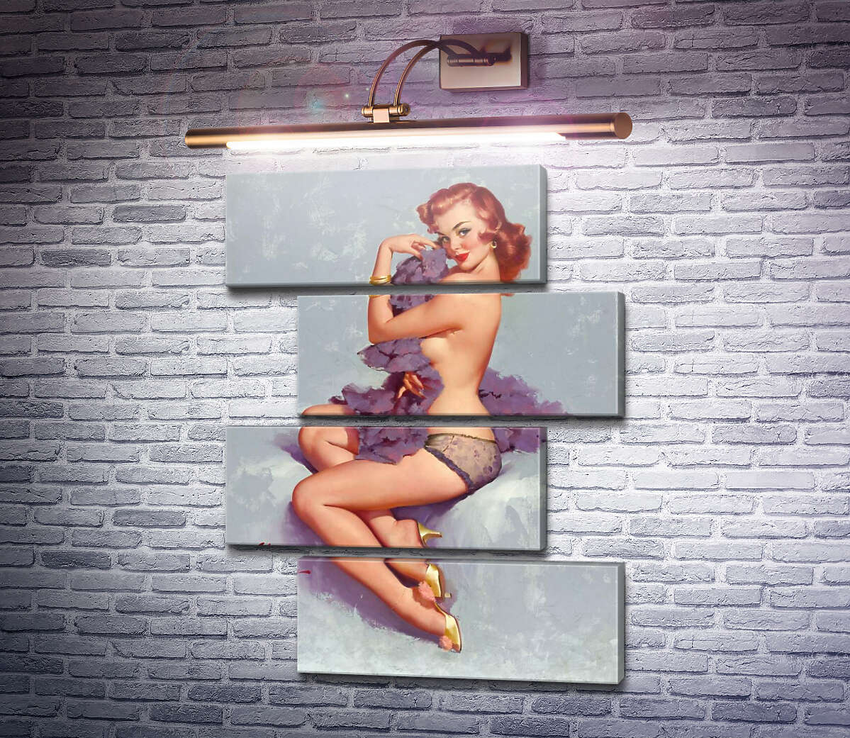 Модульна картина Роксана (Модуль №23) Джил Елвгрен (Gil Elvgren)