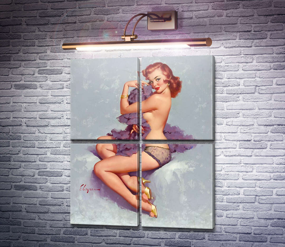 Модульная картина Роксана (Модуль №25) Джил Элвгрен (Gil Elvgren) Модульная картина Роксана (Модуль №25) Джил Элвгрен (Gil Elvgren)