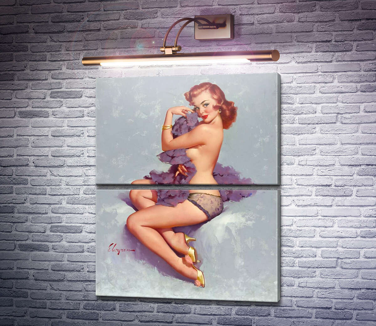 Модульна картина Роксана (Модуль №7) Джил Елвгрен (Gil Elvgren) Модульна картина Роксана (Модуль №7) Джил Елвгрен (Gil Elvgren)