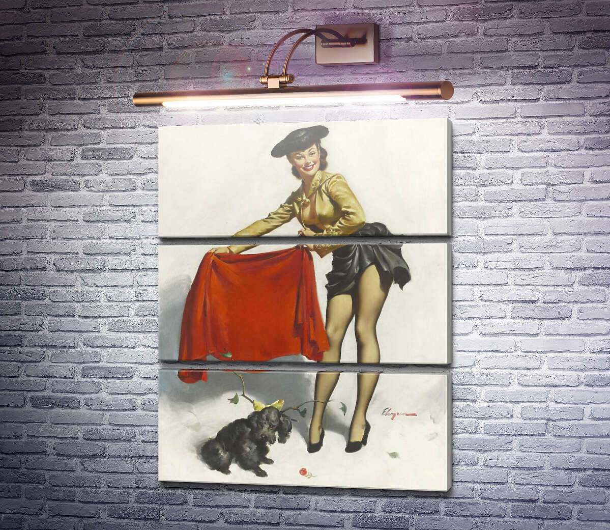Модульная картина Ой, давай (Модуль №15) Джил Элвгрен (Gil Elvgren) Модульная картина Ой, давай (Модуль №15) Джил Элвгрен (Gil Elvgren)