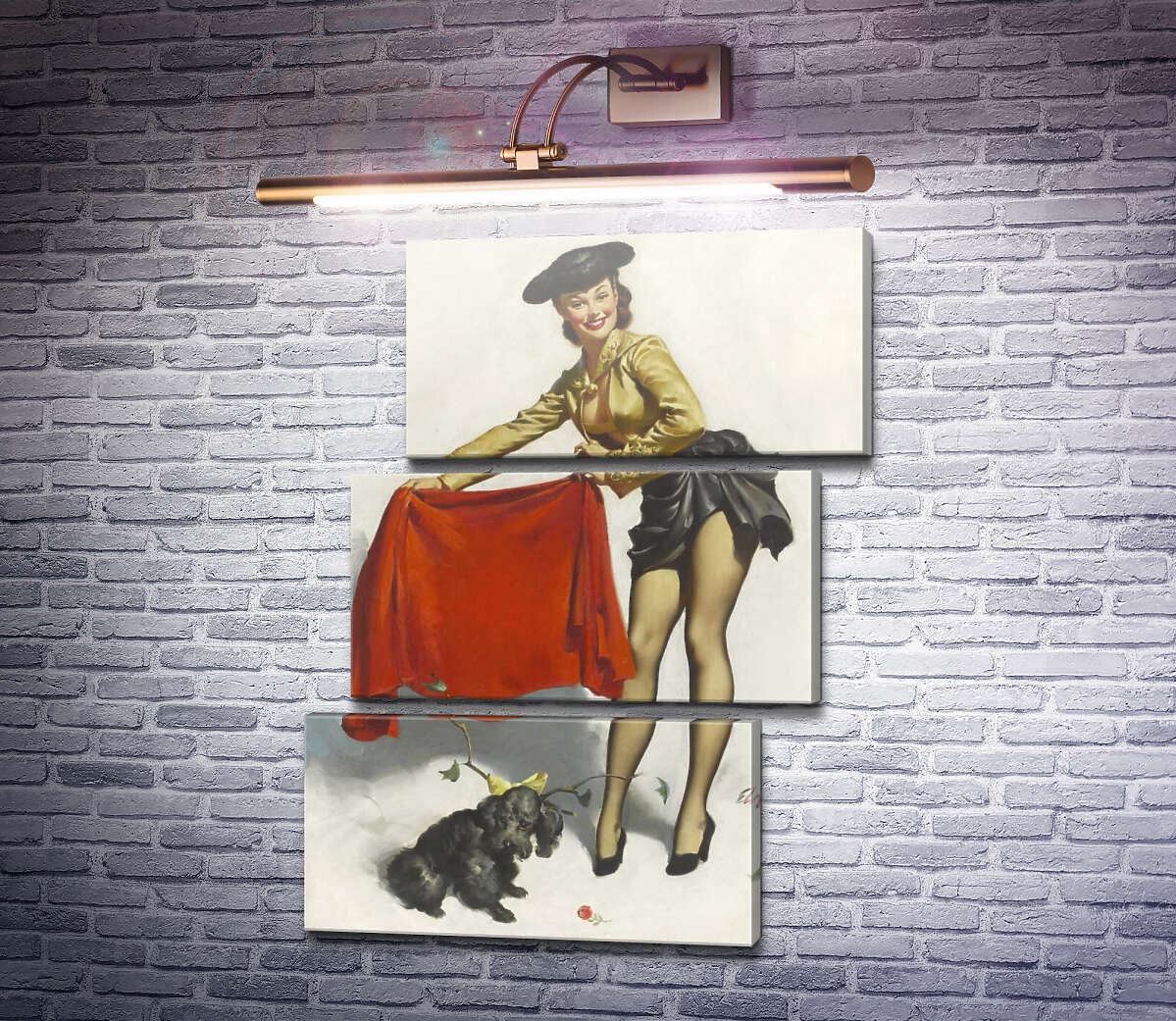 Модульна картина Ой, давай (Модуль №17) Джил Елвгрен (Gil Elvgren) Модульна картина Ой, давай (Модуль №17) Джил Елвгрен (Gil Elvgren)