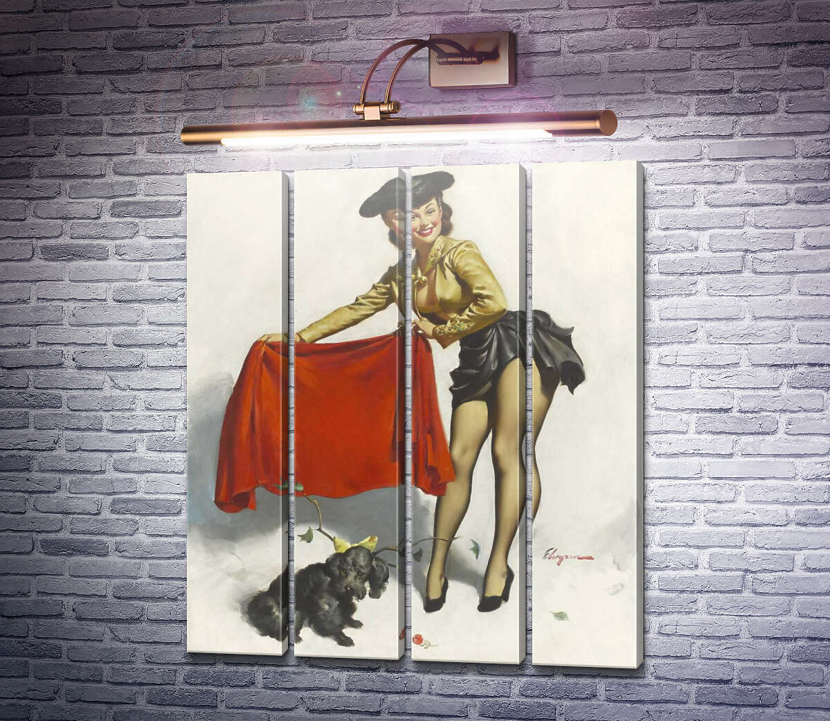 Модульная картина Ой, давай (Модуль №24) Джил Элвгрен (Gil Elvgren) Модульная картина Ой, давай (Модуль №24) Джил Элвгрен (Gil Elvgren)