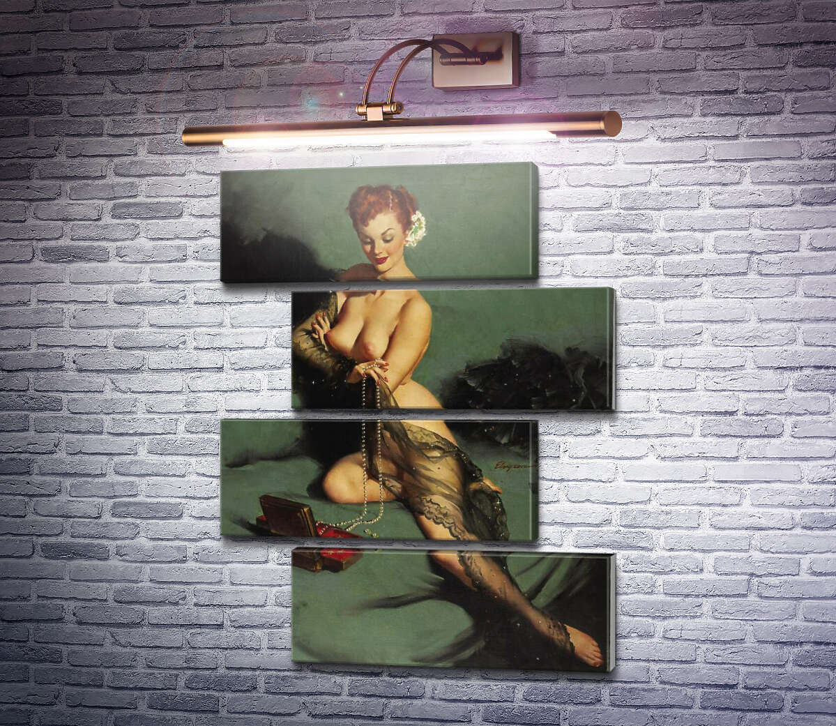 Модульна картина Чарівність (Модуль №23) Джил Елвгрен (Gil Elvgren) Модульна картина Чарівність (Модуль №23) Джил Елвгрен (Gil Elvgren)