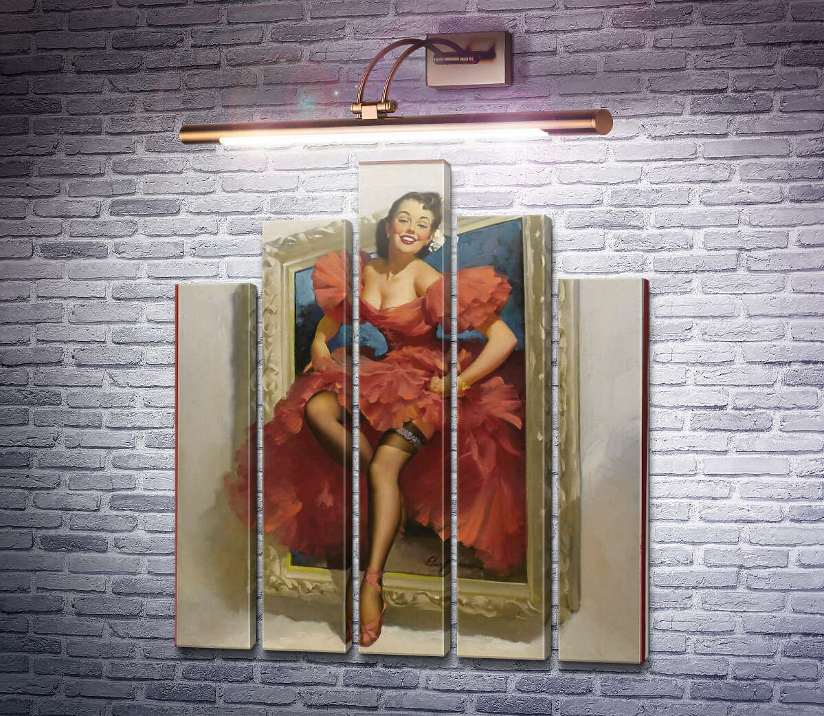 Модульна картина Поява з картини (Модуль №29) Джил Елвгрен (Gil Elvgren) Модульна картина Поява з картини (Модуль №29) Джил Елвгрен (Gil Elvgren)