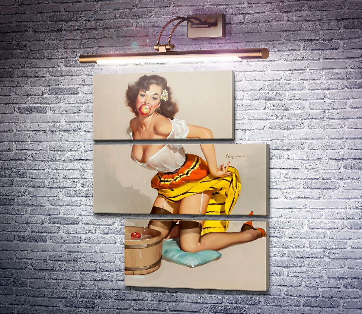 Модульная картина Победительница (Модуль №16) Джил Элвгрен (Gil Elvgren) Модульная картина Победительница (Модуль №16) Джил Элвгрен (Gil Elvgren)