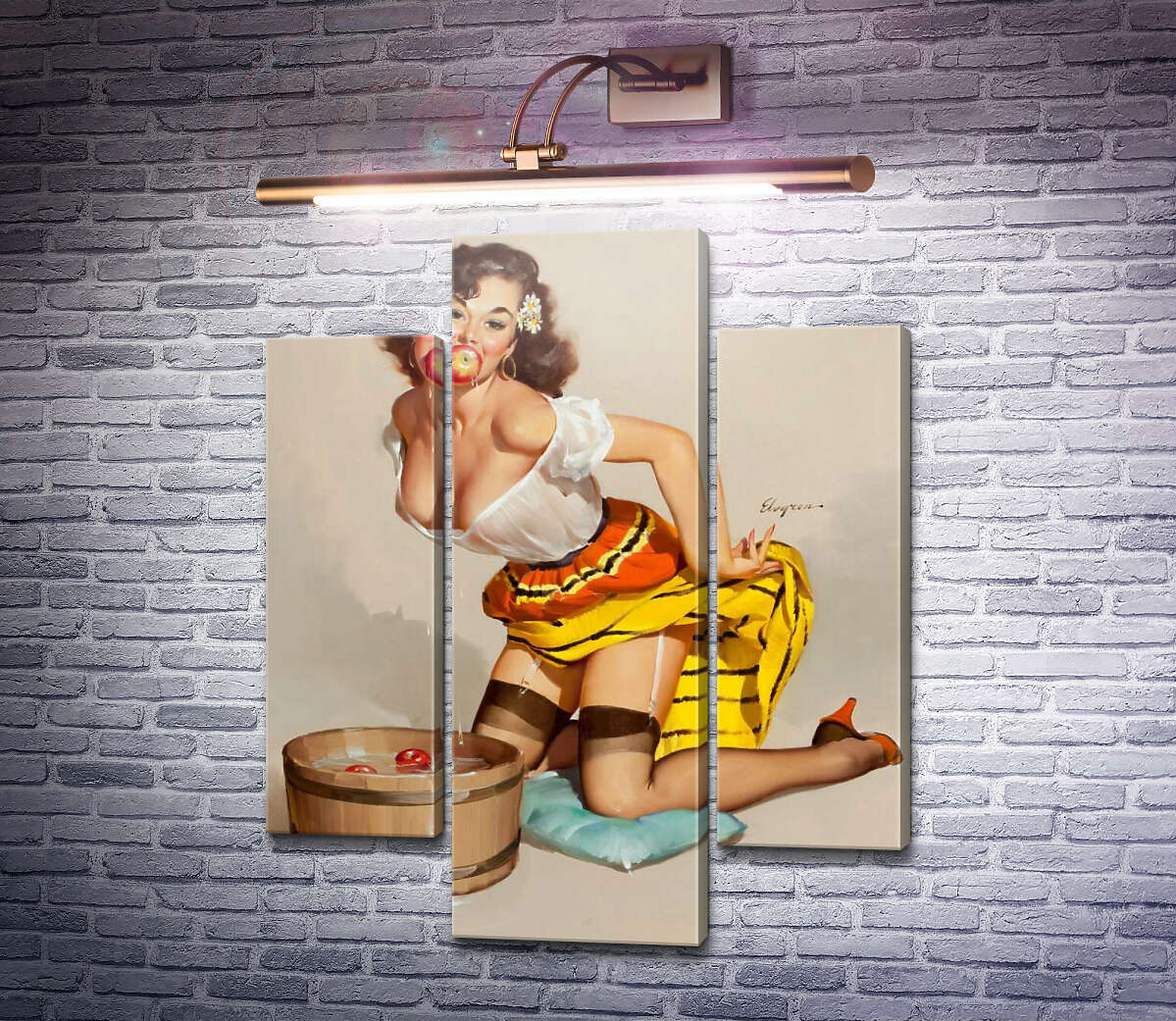 Модульная картина Победительница (Модуль №10) Джил Элвгрен (Gil Elvgren) Модульная картина Победительница (Модуль №10) Джил Элвгрен (Gil Elvgren)