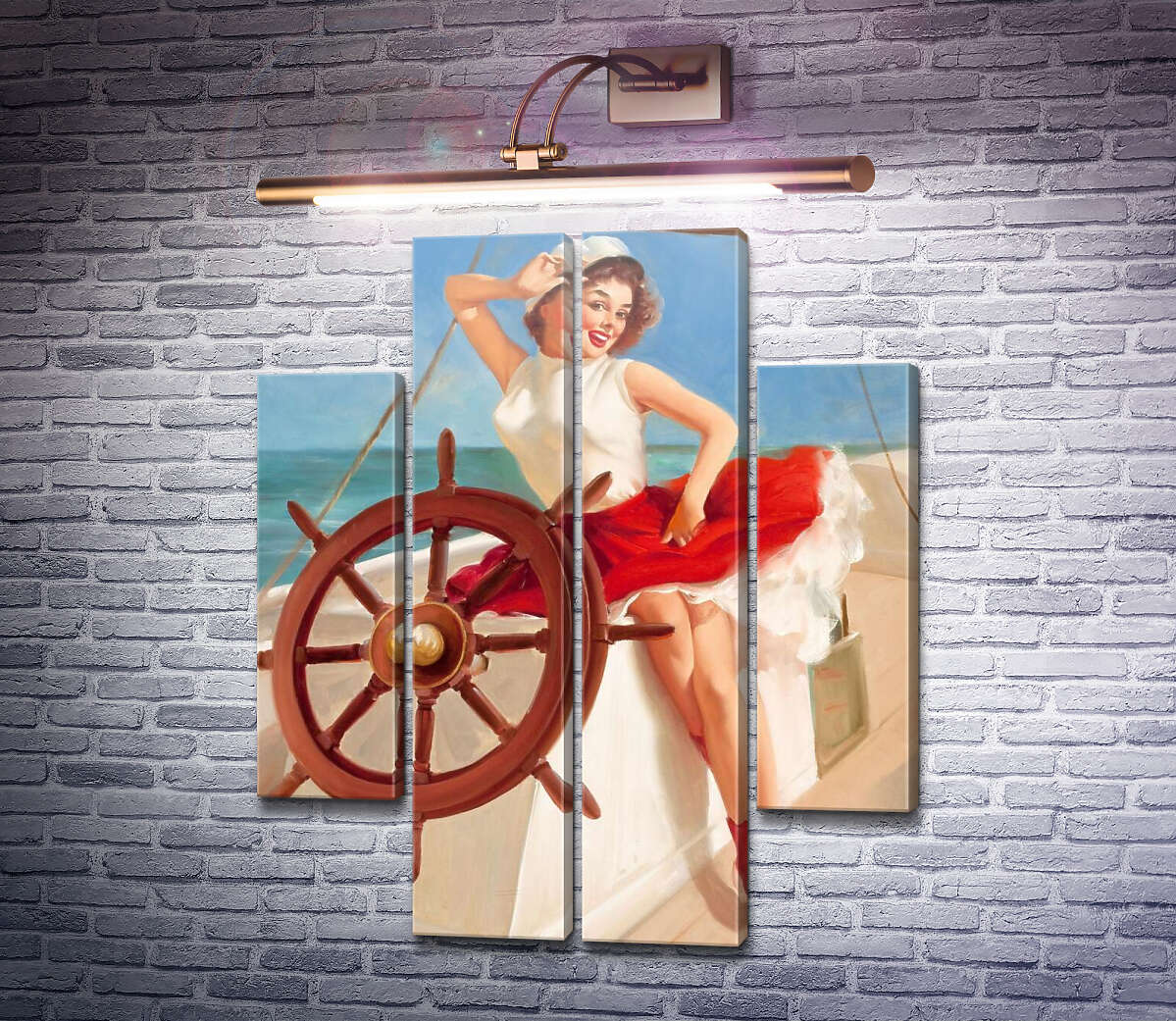 Модульна картина Морячка (Модуль №20) Джил Елвгрен (Gil Elvgren) Модульна картина Морячка (Модуль №20) Джил Елвгрен (Gil Elvgren)