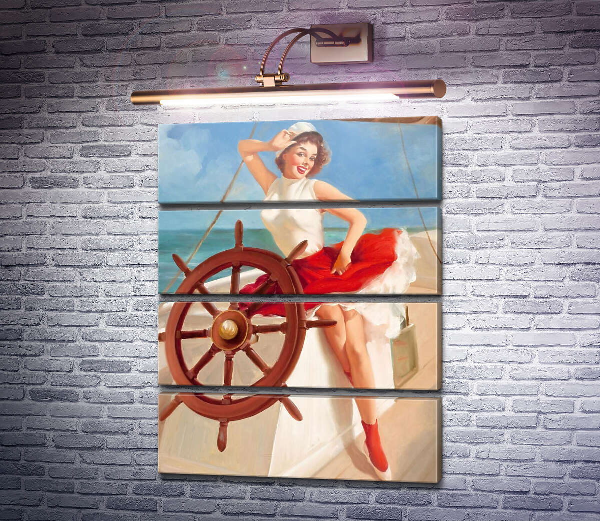 Модульная картина Морячка (Модуль №22) Джил Элвгрен (Gil Elvgren) Модульная картина Морячка (Модуль №22) Джил Элвгрен (Gil Elvgren)