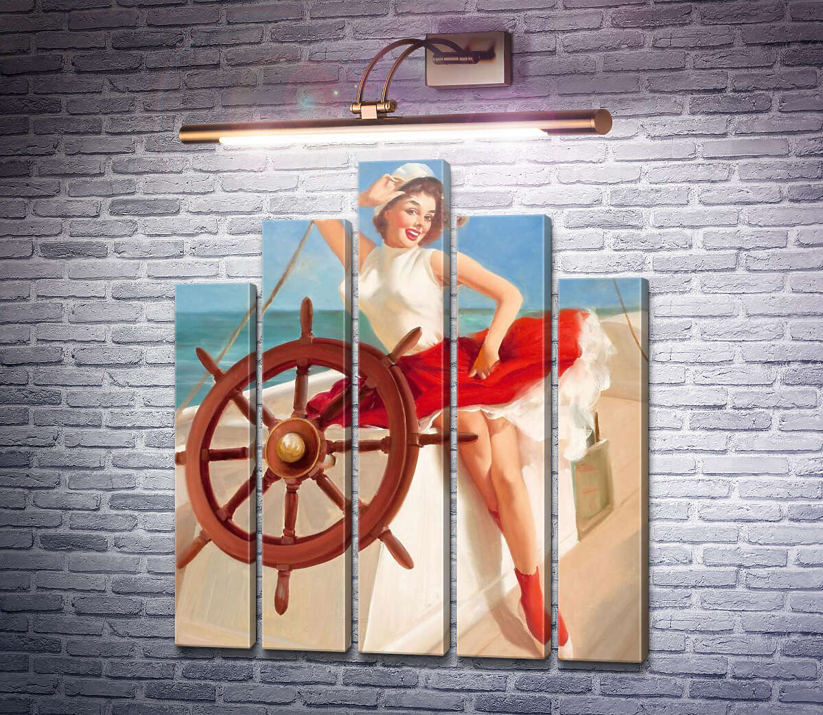 Модульная картина Морячка (Модуль №29) Джил Элвгрен (Gil Elvgren) Модульная картина Морячка (Модуль №29) Джил Элвгрен (Gil Elvgren)